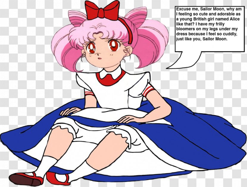 Chibiusa Alice's Adventures In Wonderland Applejack Pinkie Pie Sailor Moon - Cartoon Transparent PNG