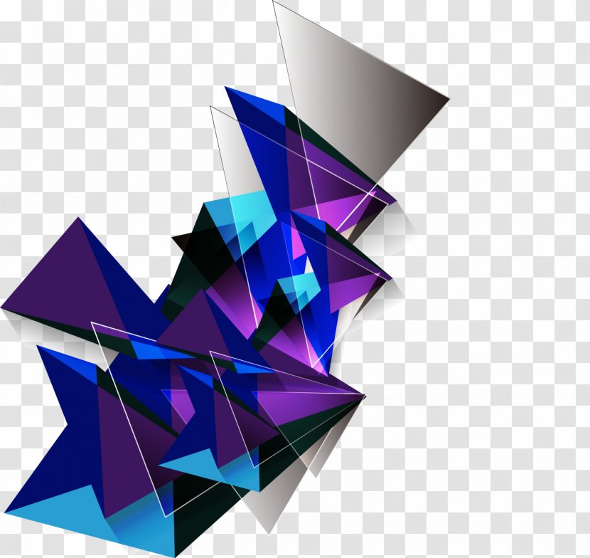 Triangle Adobe Illustrator - Purple - Dynamic Element Transparent PNG