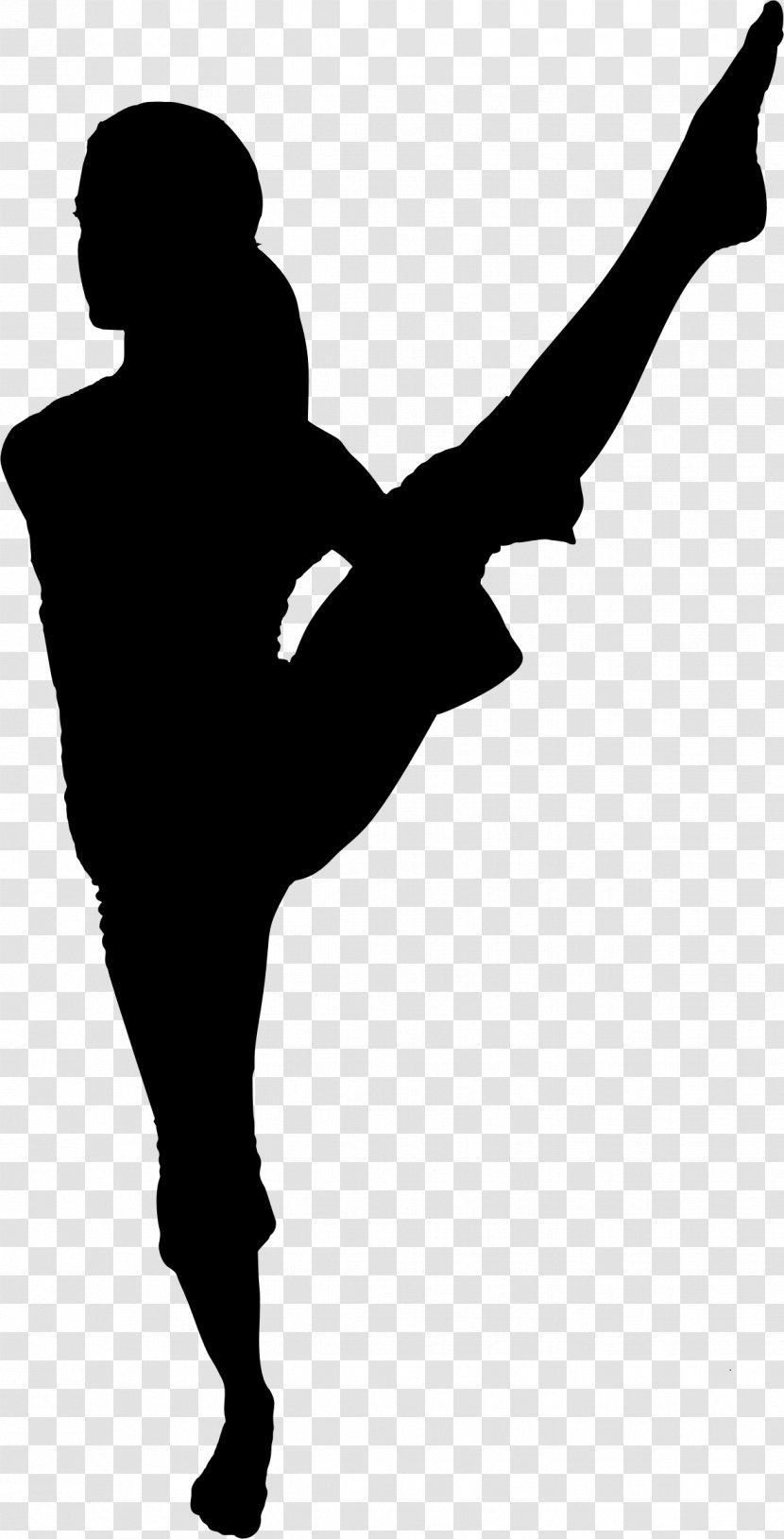 Silhouette Clip Art - Black And White - Yoga Transparent PNG