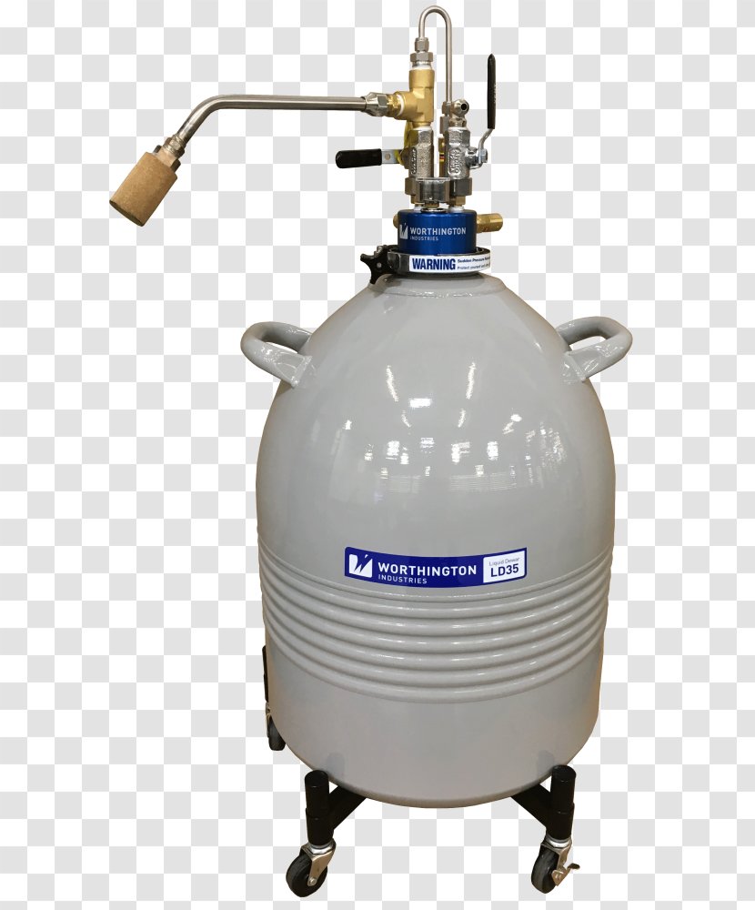 Liquid Nitrogen Cryogenic Storage Dewar Gas Dewargefäß - Pressure - System Unit Transparent PNG