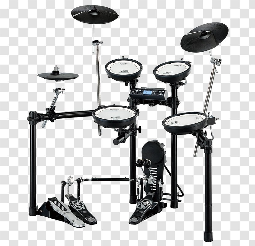 Roland V-Drums Electronic Drums Percussion - Silhouette Transparent PNG