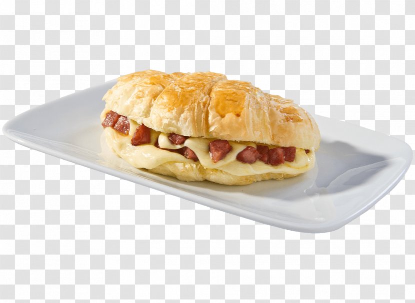 Breakfast Sandwich Hot Dog Croissant Cheeseburger Ham And Cheese - Dish Transparent PNG