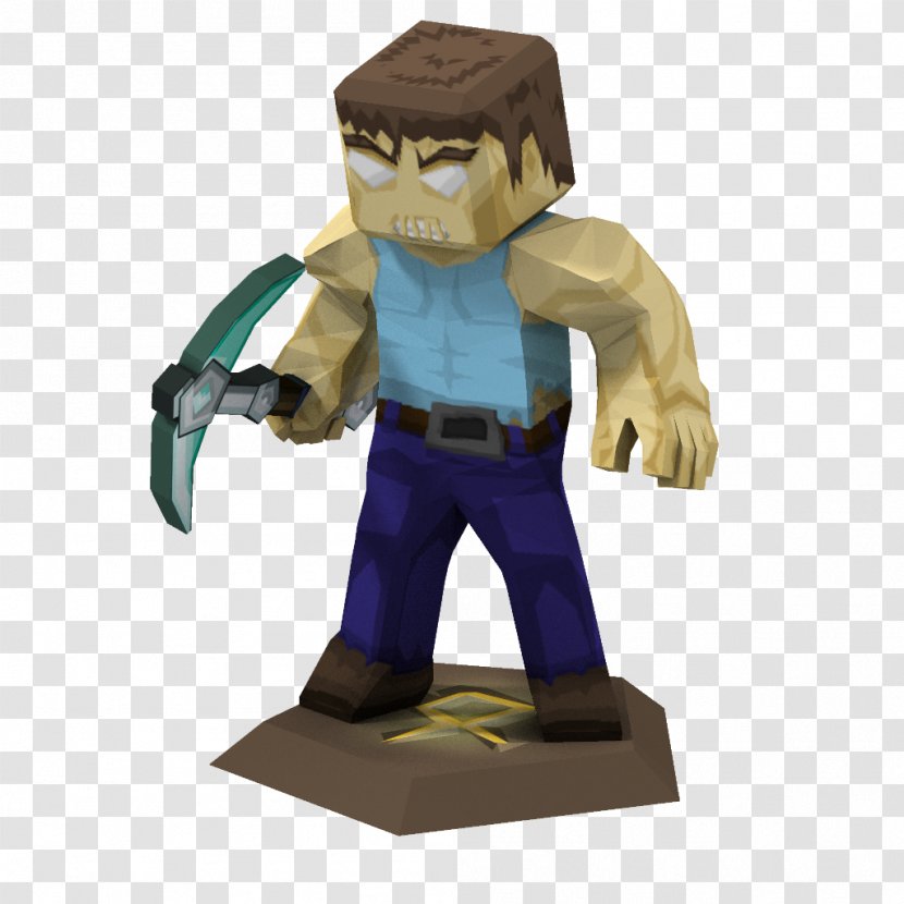 Figurine Action & Toy Figures Fiction Character - Film - Minecraft Herobrine Skin Transparent PNG