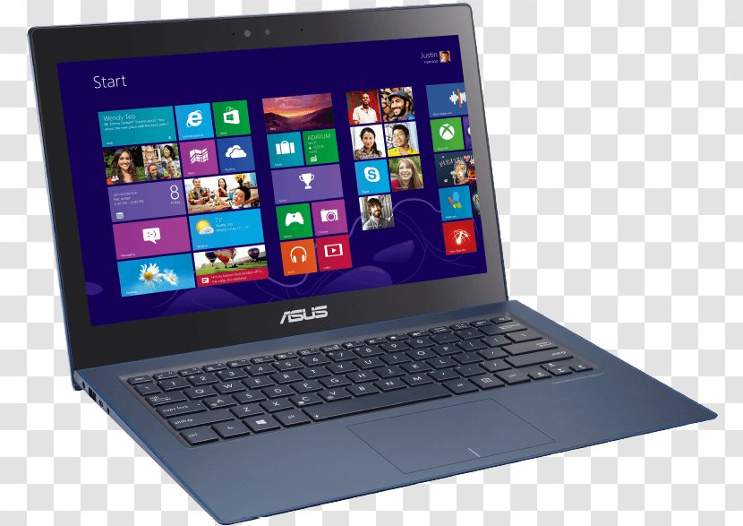 Laptop Notebook-UX301 SERIES Zenbook ASUS Computer - Display Device Transparent PNG