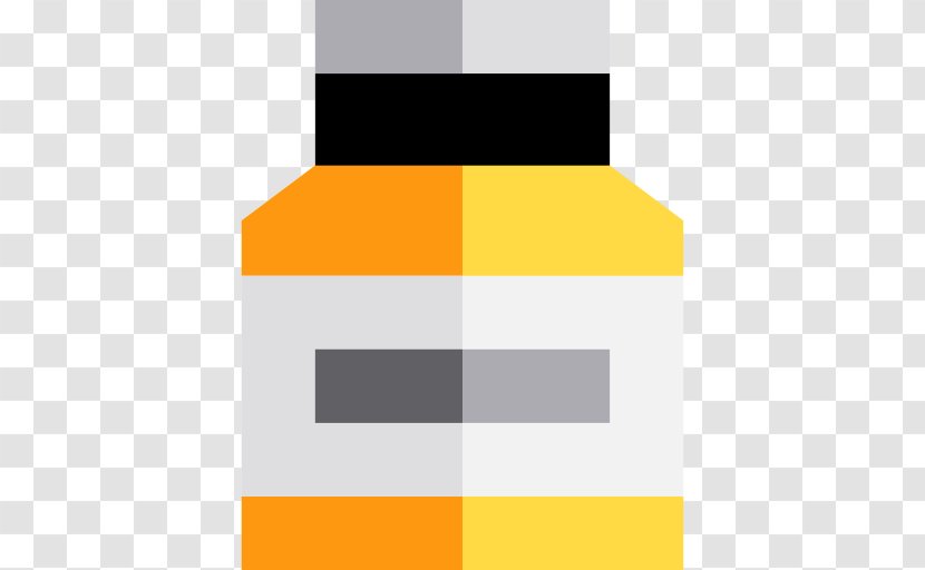 Line Angle Bottle - Yellow Transparent PNG