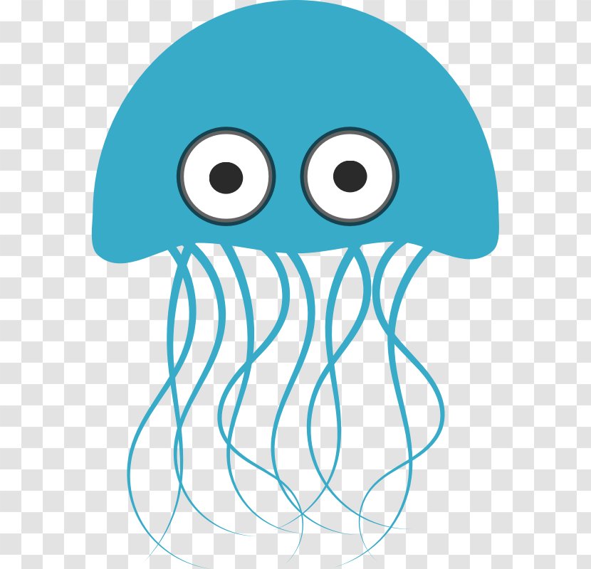 Jellyfish Cartoon Animation Clip Art - Silhouette Transparent PNG