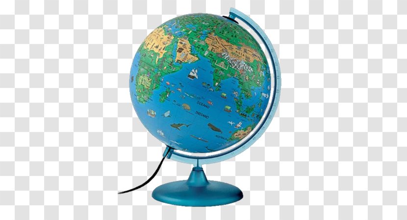 Globe World Map Earth Dutch - Water Transparent PNG