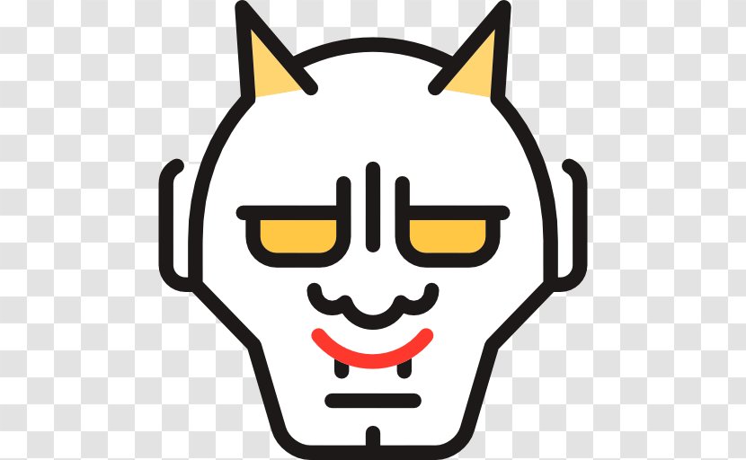 Hannya Mask Clip Art - Smile Transparent PNG