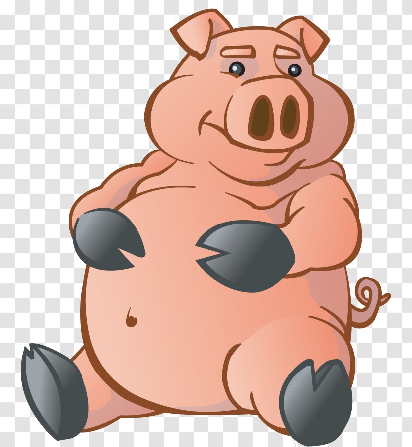 Pig Cartoon Clip Art - Watercolor - Piglet Transparent PNG