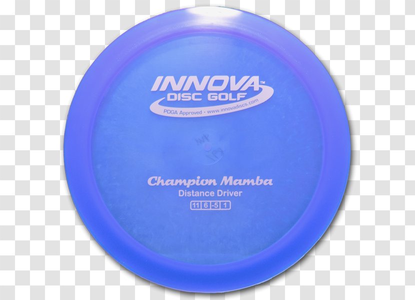 Disc Golf Innova Discs Putter - Electric Blue Transparent PNG