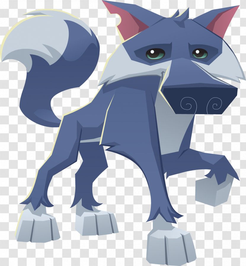 National Geographic Animal Jam Arctic Wolf Fox Clip Art - Game - BLUE WOLF Transparent PNG