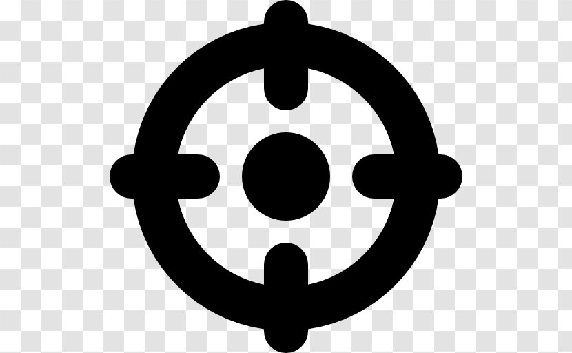 Shooting Target - Black And White Transparent PNG