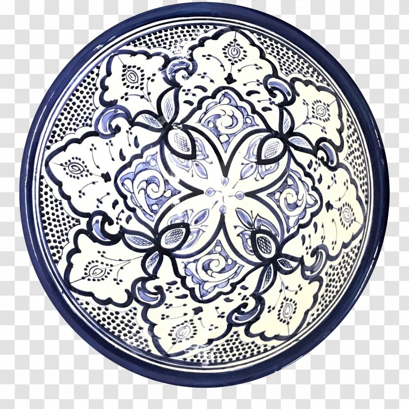 Plate Bowl Ceramic Pottery Porcelain - Blue And White Transparent PNG
