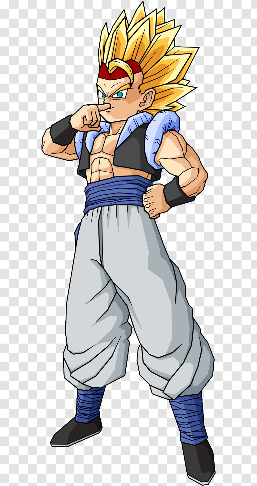 Gogeta Goku Vegeta Gotenks - Watercolor Transparent PNG