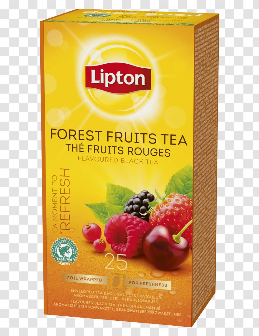 Green Tea Sencha Lipton Bag - Infusion - Forest Fruits Transparent PNG