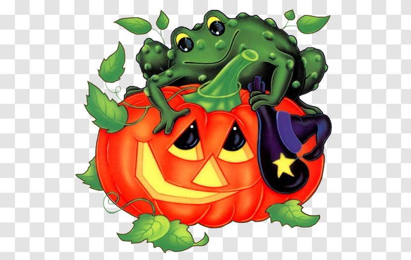 Frog Halloween Clip Art Image Illustration - Amphibian Transparent PNG