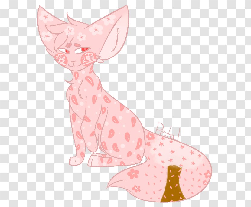 Cat Kitten Mammal Carnivora Whiskers - Fictional Character - Fennec Fox Transparent PNG