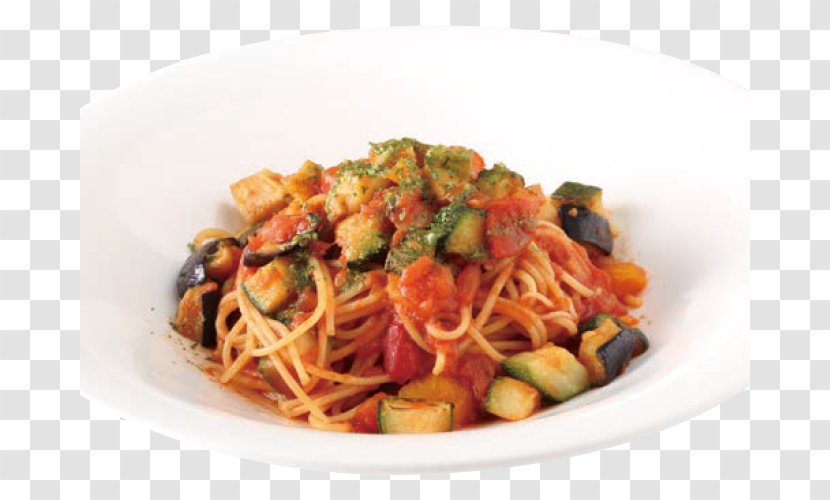 Spaghetti Alla Puttanesca Taglierini Naporitan Pasta Al Pomodoro Chinese Noodles - Linguine - Food Menu Transparent PNG
