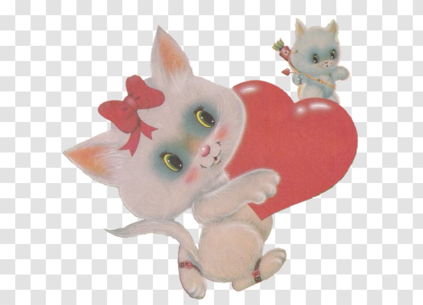 Parchment Craft Stuffed Animals & Cuddly Toys Whiskers Plush Heart - Cat - Ded Transparent PNG