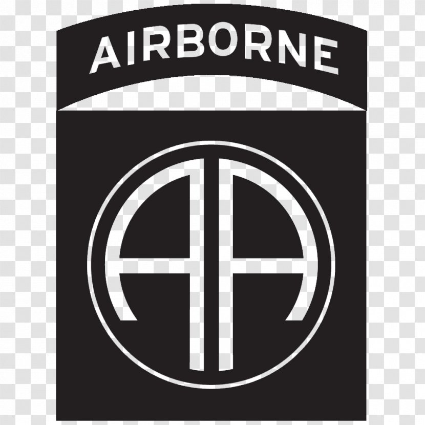 Logo Emblem 101st Airborne Screaming Eagles WWII Black Decal Sticker Division 82nd - City Of Cape Coral Transparent PNG