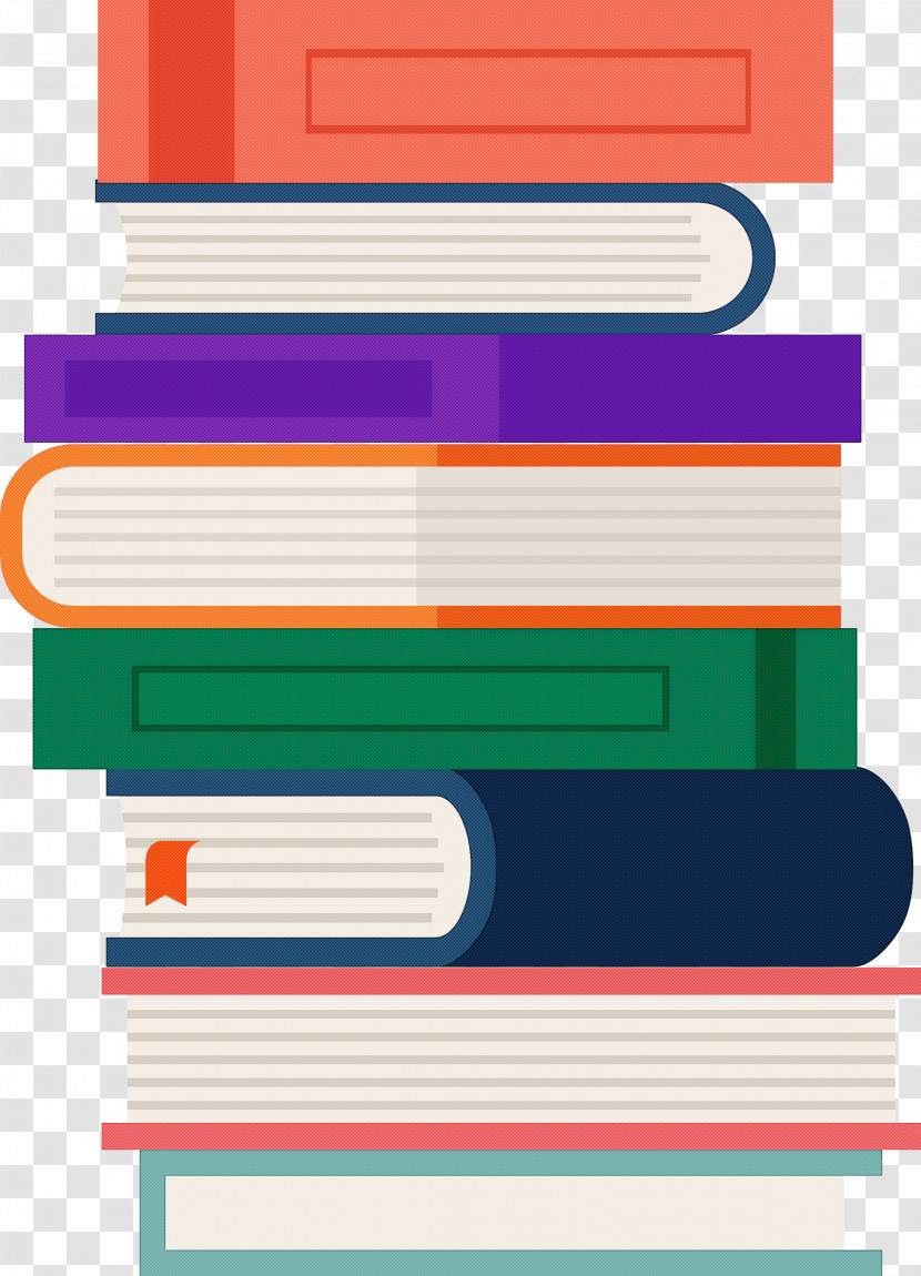 Stack Of Books Books Transparent PNG