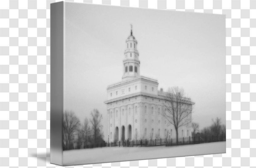 Nauvoo Chapel Gallery Wrap Canvas Photography - Sky - Temple Drawing Pictures Transparent PNG