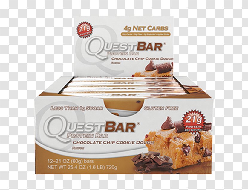 Chocolate Chip Cookie Dough Ice Cream Protein Bar Organic Traditions Cacao Butter 227g - Junk Food Calories Burn Transparent PNG