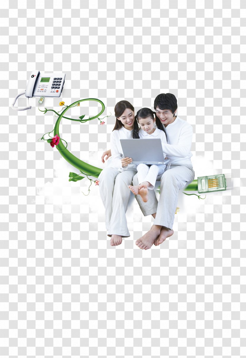 Laptop Wireless Network Computer - Telephone - People Look At A Transparent PNG