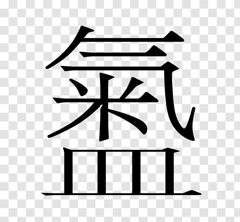 Qi Chinese Characters Symbol - Text Transparent PNG