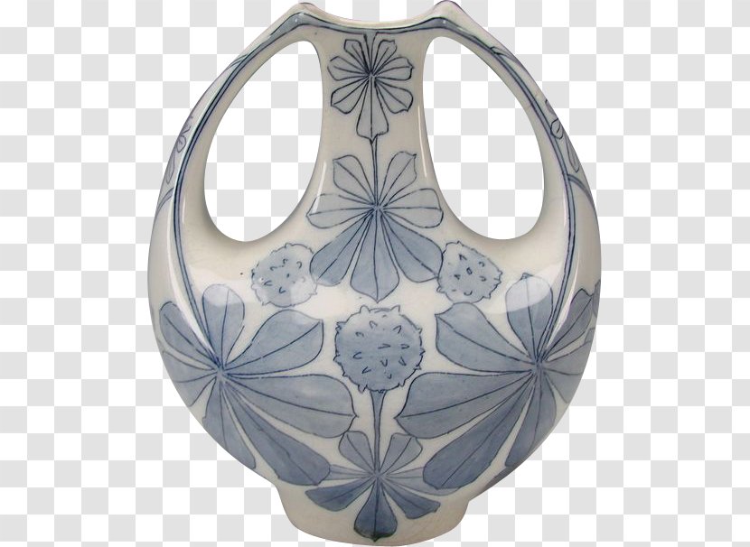 Pitcher Vase Pottery Ceramic Cobalt Blue - Tableware Transparent PNG