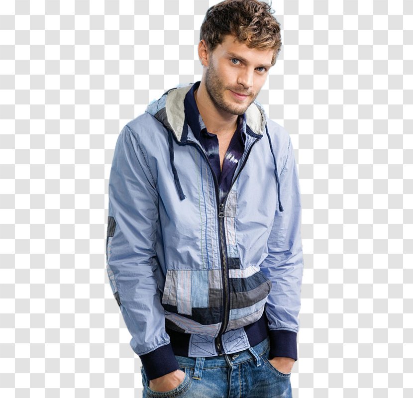 Jamie Dornan Hoodie T-shirt Jacket Clothing - Corduroy Transparent PNG