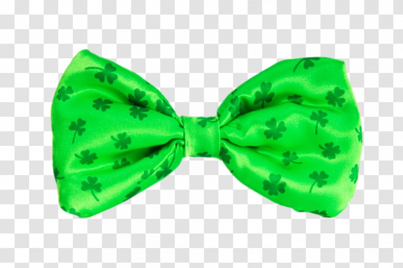 Bow Tie Saint Patricks Day Stock Photography Shamrock Clip Art - Necktie - Green Transparent PNG