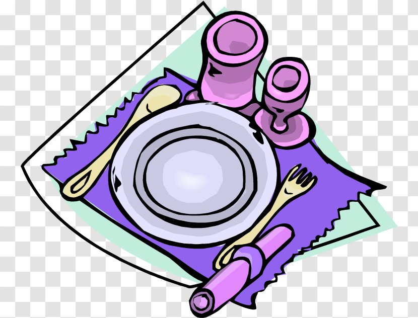 Table Setting Clip Art Openclipart Free Content - Veal Border Transparent PNG
