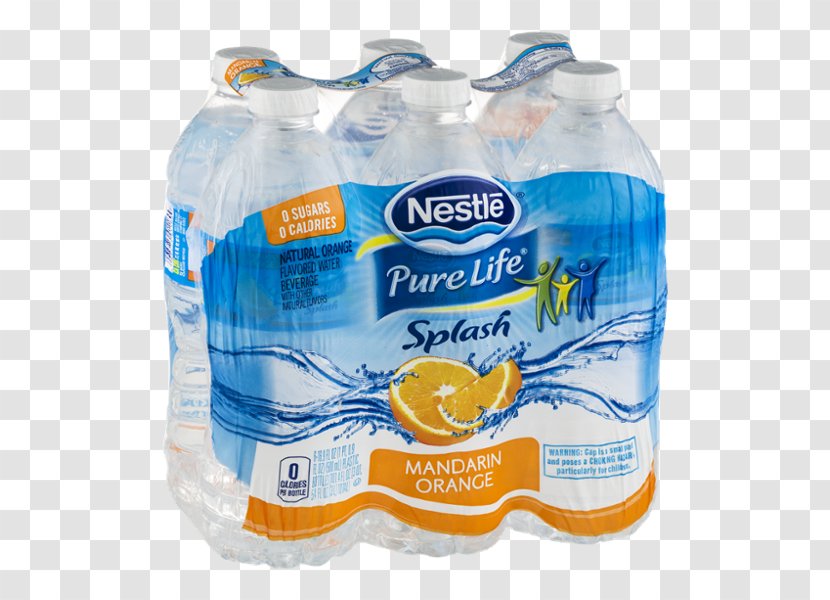 Water Orange Drink Nestlé Pure Life - Nestle Transparent PNG