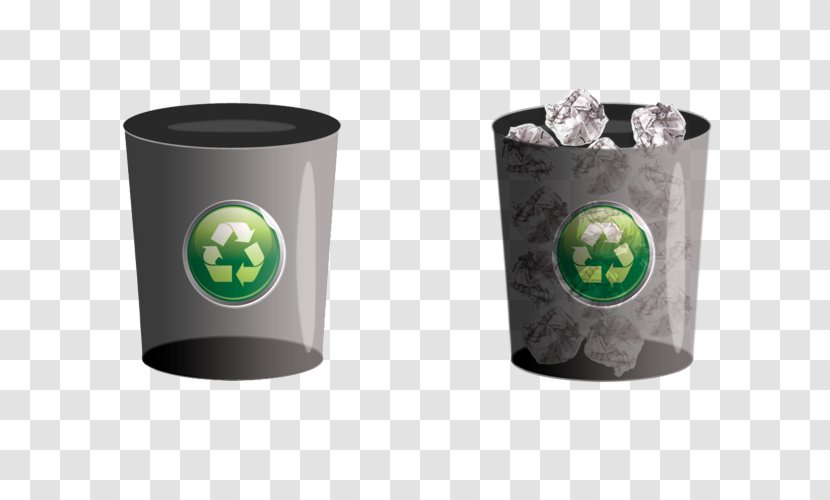 Recycling Bin Plastic Rubbish Bins & Waste Paper Baskets - Taskbar - Vs Transparent PNG