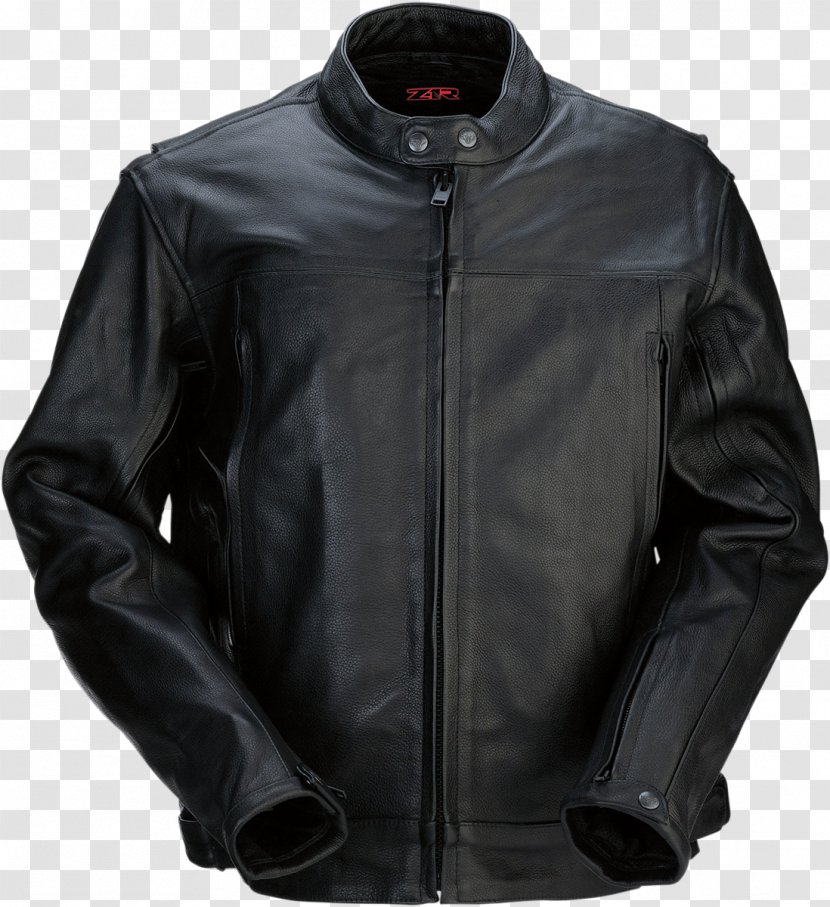Leather Jacket Clothing Hoodie - Black - Jackets Transparent PNG