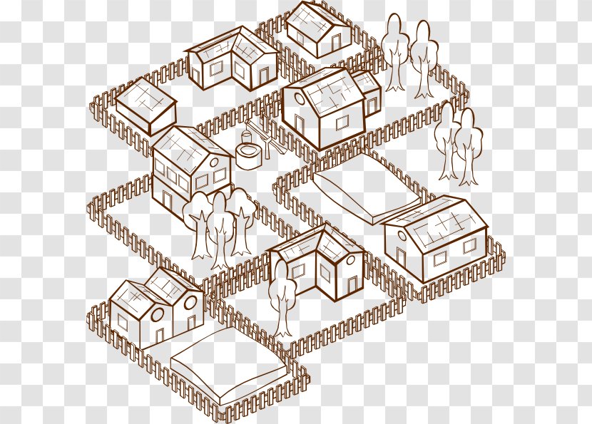 Village Drawing Clip Art - Area - Religious Totem Transparent PNG