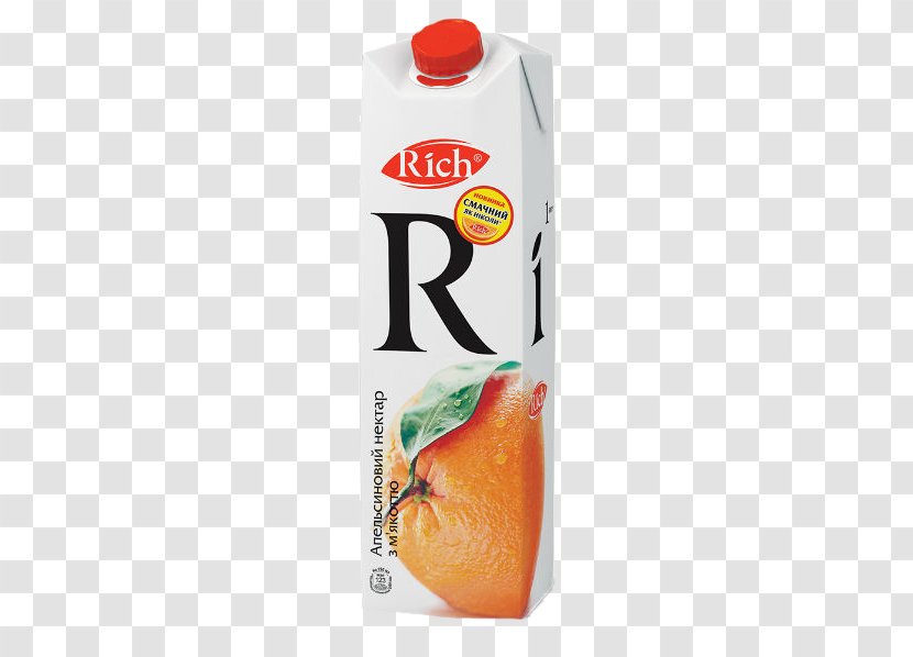 Orange Juice Nectar Apple - Drink Transparent PNG