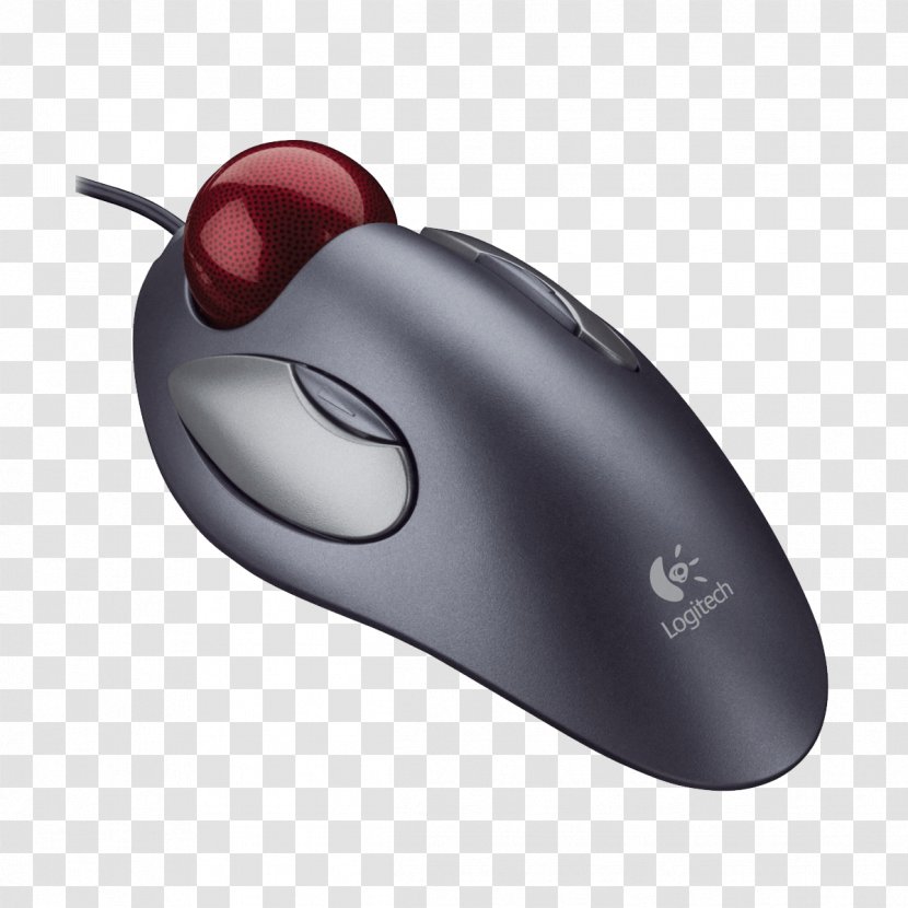 Computer Mouse Trackball Logitech Trackman Marble Scroll Wheel - Component Transparent PNG