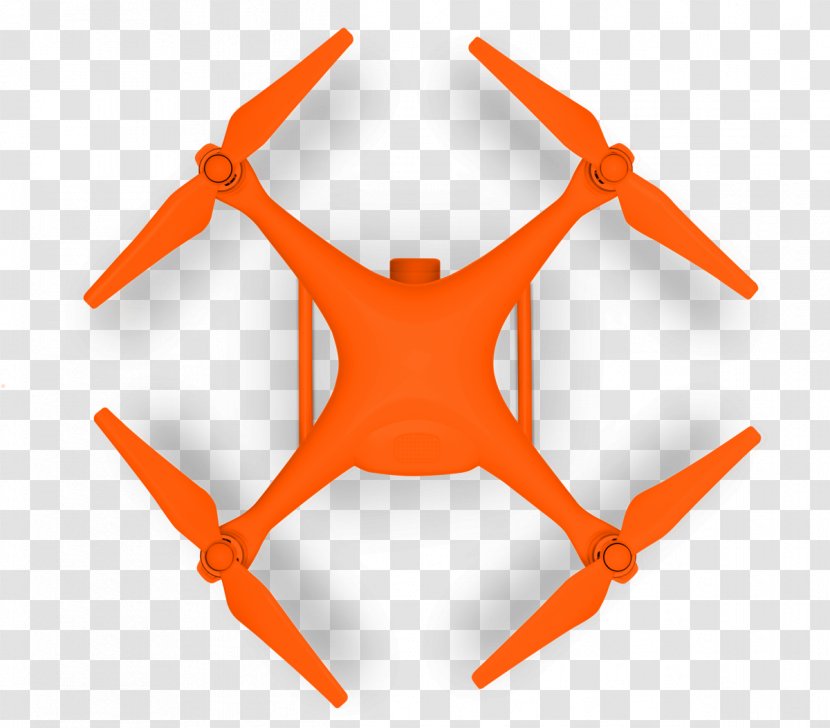 Hubsan X4 H501S DJI Unmanned Aerial Vehicle Quadcopter First-person View - Dji Mavic 2 Pro - Orange Transparent PNG