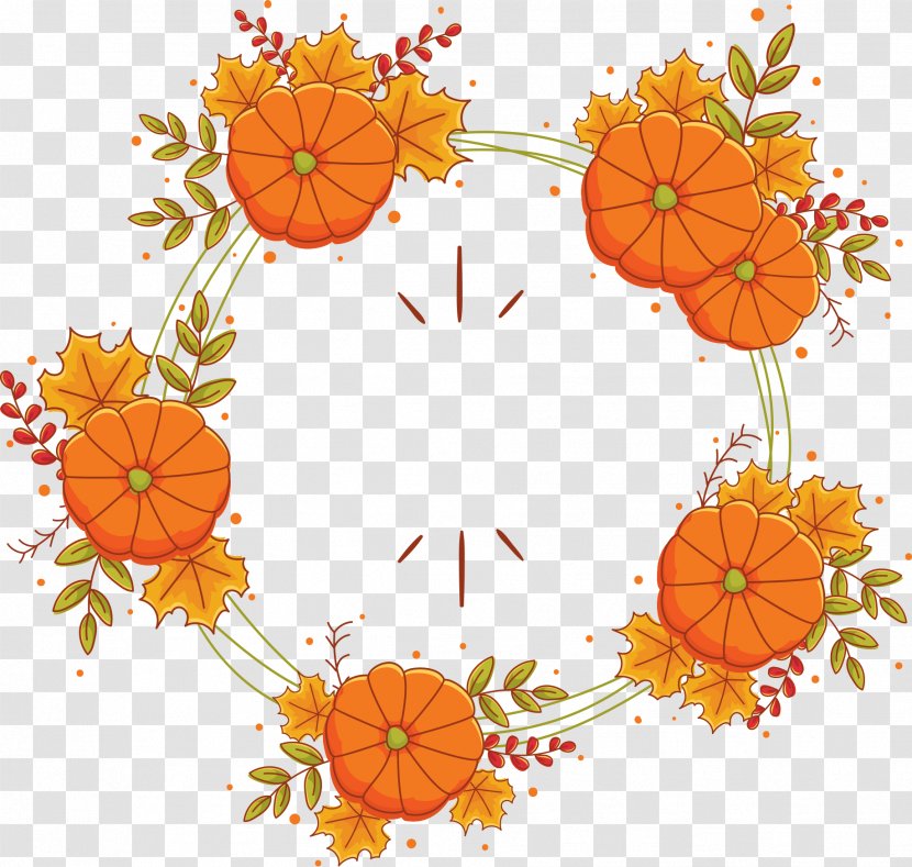 Thanksgiving Pumpkin Clip Art - Flower - Decorating Transparent PNG