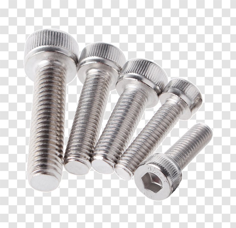 Fastener Set Screw Hex Key Nut - Hardware - Hexagonal Transparent PNG