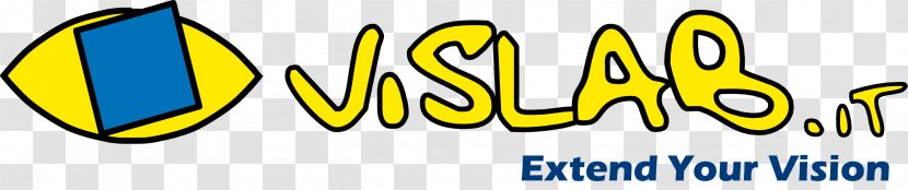 VisLab Logo Brand Line Font - Yellow Transparent PNG