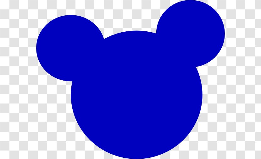 Mickey Mouse Minnie Clip Art - Blue - Head Transparent PNG