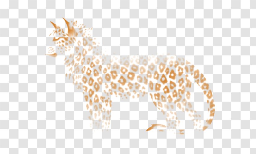 Giraffe Cat Terrestrial Animal Mammal - Wildlife Transparent PNG