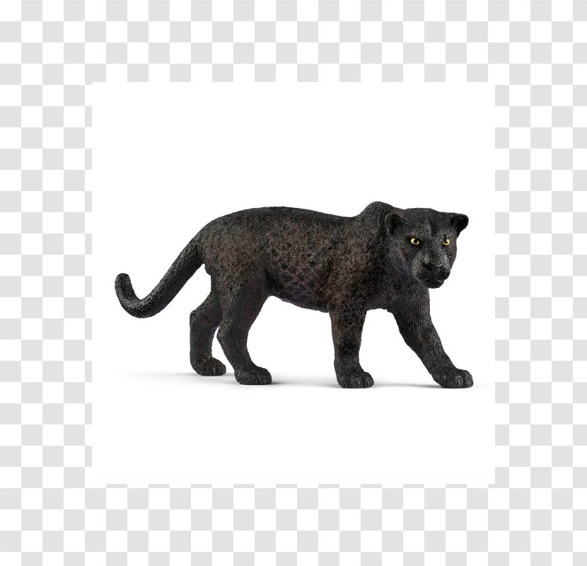 Schleich Black Panther North America Toy Figure African Elephant Calf - Fur Transparent PNG