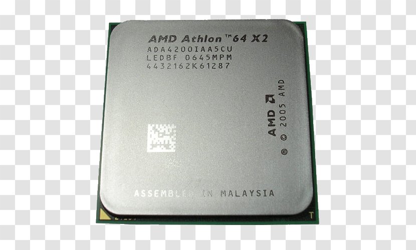 Athlon 64 X2 Central Processing Unit Advanced Micro Devices - Electronics - Computer Transparent PNG