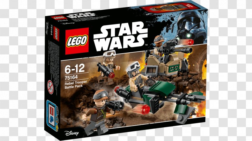 Lego Star Wars Toy Speeder Bike - The Last Jedi - Stormtrooper Transparent PNG