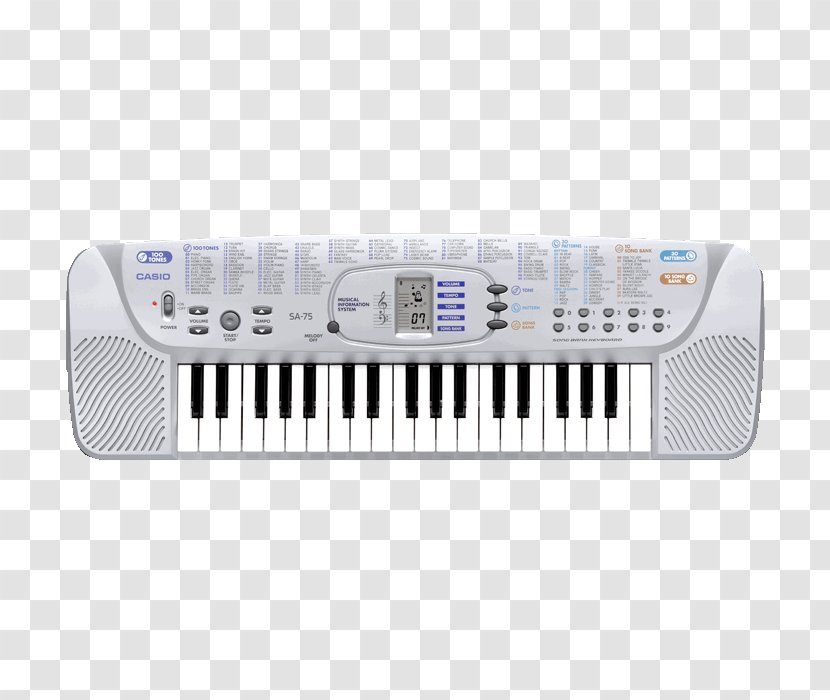 Casio Keyboard SA-46 Musical Instruments - Heart Transparent PNG