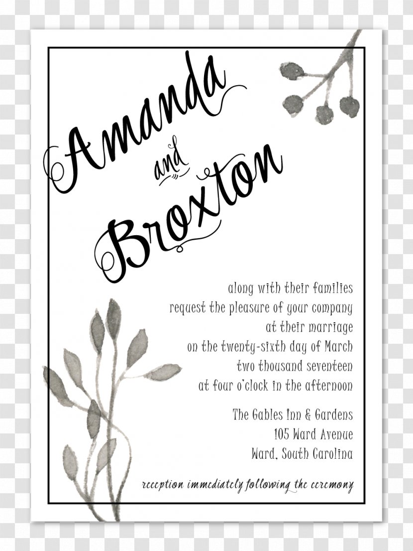 Calligraphy Font Petal Floral Design - Flowering Plant - Wedding Menu Invitations Transparent PNG